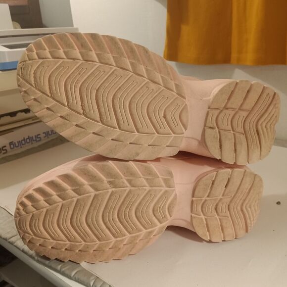 Sheln Pink Chunky Retro Front Lace Platform Sneakers 8 - Picture 2 of 8